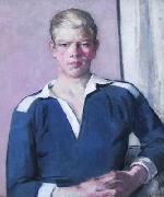 Francis Campbell Boileau Cadell Rugby Player France oil painting artist